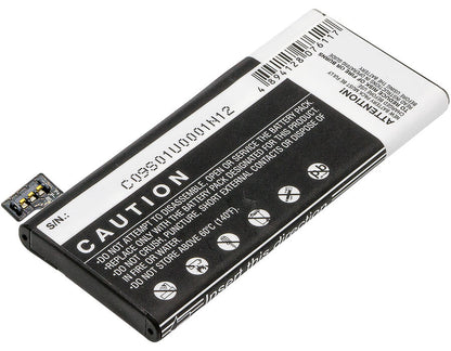 3.7V, 1800mAh, Li-Polymer Battery fits Nokia, Lumia 900, Lumia 900 4g Lte, 6.66Wh