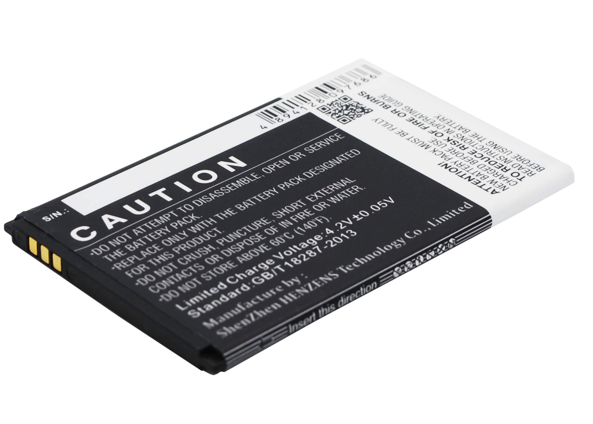 3.7V, 1500mAh, Li-ion Battery fits Prestigio, Multiphone 3400 Duo, 5.55Wh