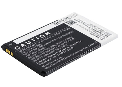3.7V, 1500mAh, Li-ion Battery fits Prestigio, Multiphone 3400 Duo, 5.55Wh