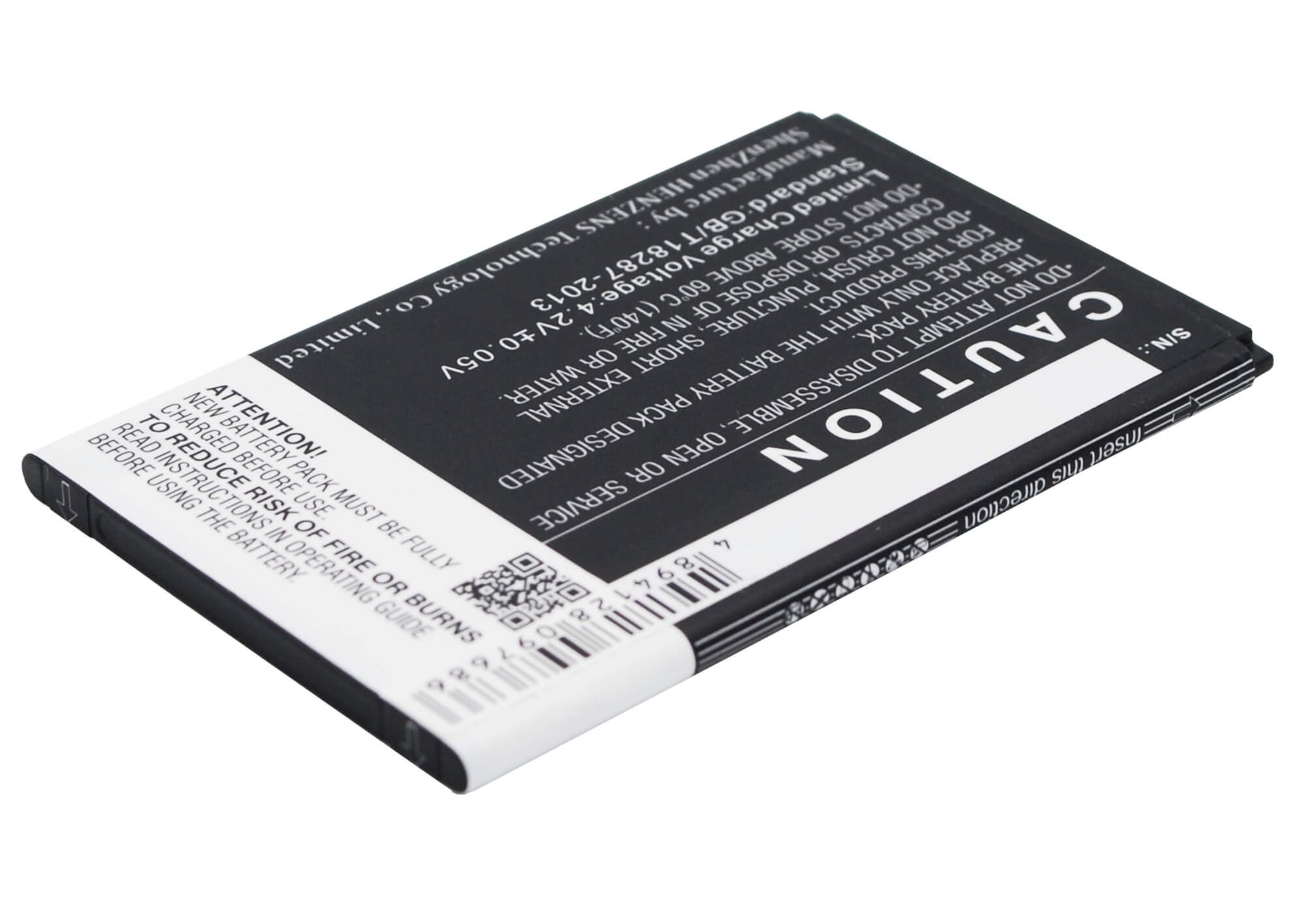 3.7V, 1500mAh, Li-ion Battery fits Prestigio, Multiphone 3400 Duo, 5.55Wh