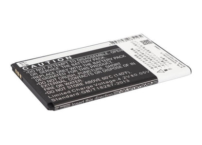 3.7V, 1600mAh, Li-ion Battery fits Lenovo, A208t, A218t, 5.92Wh