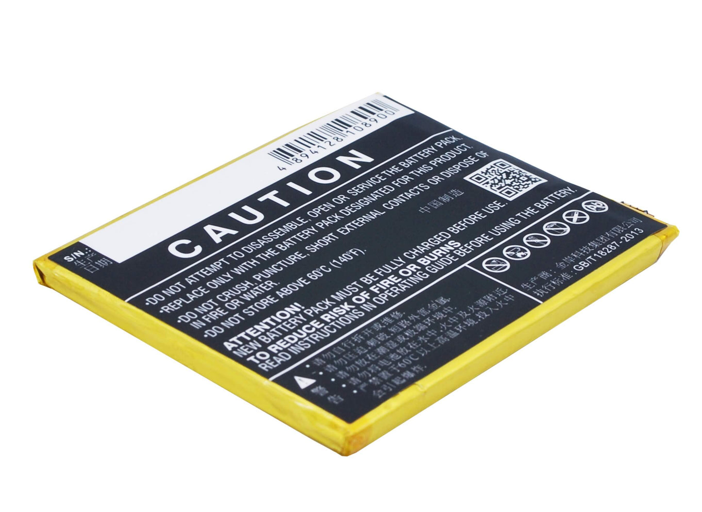 3.8V, 3900mAh, Li-Polymer Battery fits Hisense, E613m, 14.82Wh
