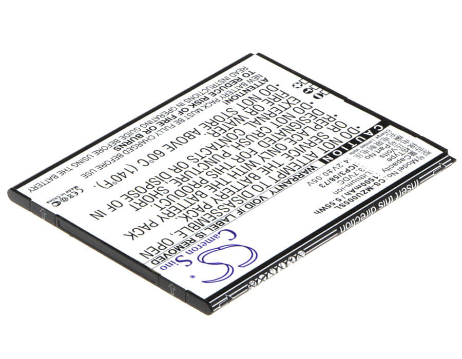 3.7V, 1500mAh, Li-ion Battery fits Navon, Mizu Mzt005, 5.55Wh