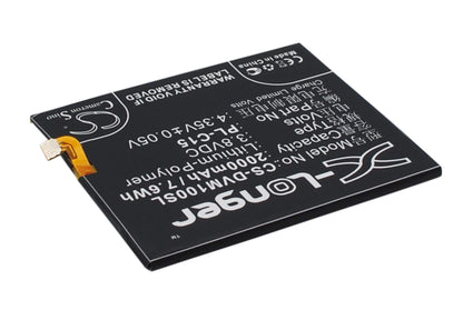 3.8V, 2000mAh, Li-Polymer Battery fits Doov, Lm1, 7.6Wh