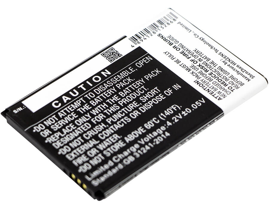 3.7V, 1500mAh, Li-ion Battery fits Archos, 40 Helium, 5.55Wh
