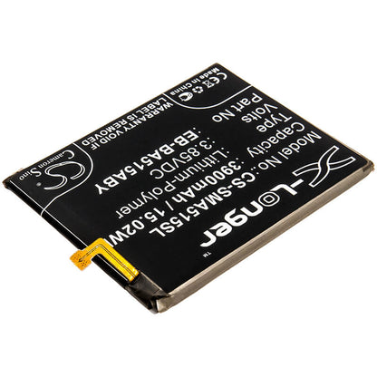 3.85V, 3900mAh, Li-Polymer Battery fits Samsung, Galaxy A51 2019, Sm-a515f/dsm, 15.015Wh