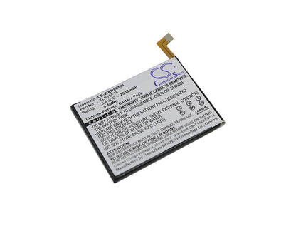 3.8V, 2500mAh, Li-Polymer Battery fits Wiko, Rainbow Up, Rainbow Up 4g Dual Sim Lte, 9.5Wh