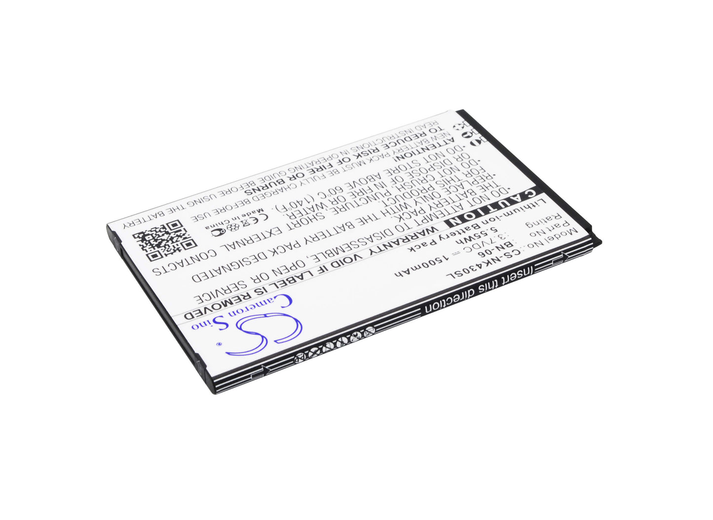 3.7V, 1500mAh, Li-ion Battery fits Nokia, Lumia 430, Lumia 430 Dual Sim, 5.55Wh