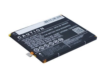 3.8V, 3100mAh, Li-Polymer Battery fits Meizu, Note 2, 11.78Wh