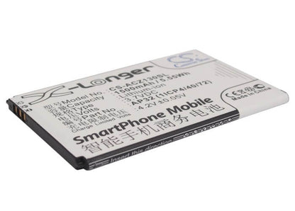 3.7V, 1500mAh, Li-ion Battery fits Acer, Liquid Z130 Duo, Liquid Z3, 5.55Wh