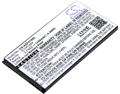3.7V, 1150mAh, Li-ion Battery fits Asus, Zenfone 4 A400cg, Zenfone 4 Pf400cg, 4.255Wh