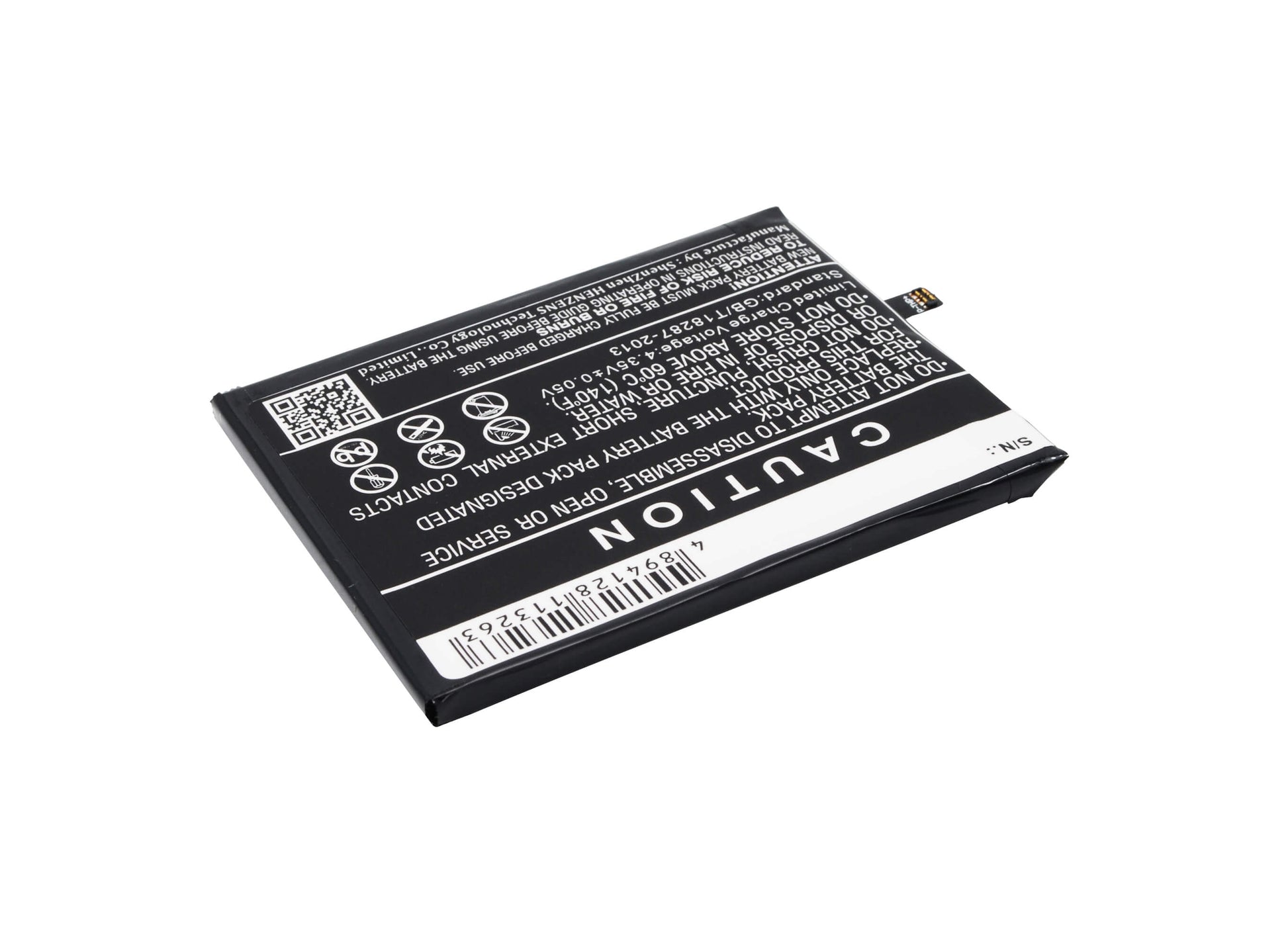 3.8V, 3000mAh, Li-Polymer Battery fits Wiko, Fever, Fever 4g, 11.4Wh