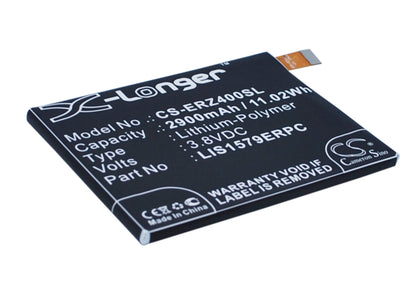 3.8V, 2900mAh, Li-Polymer Battery fits Sony Ericsson, E5506, E5533, 11.02Wh