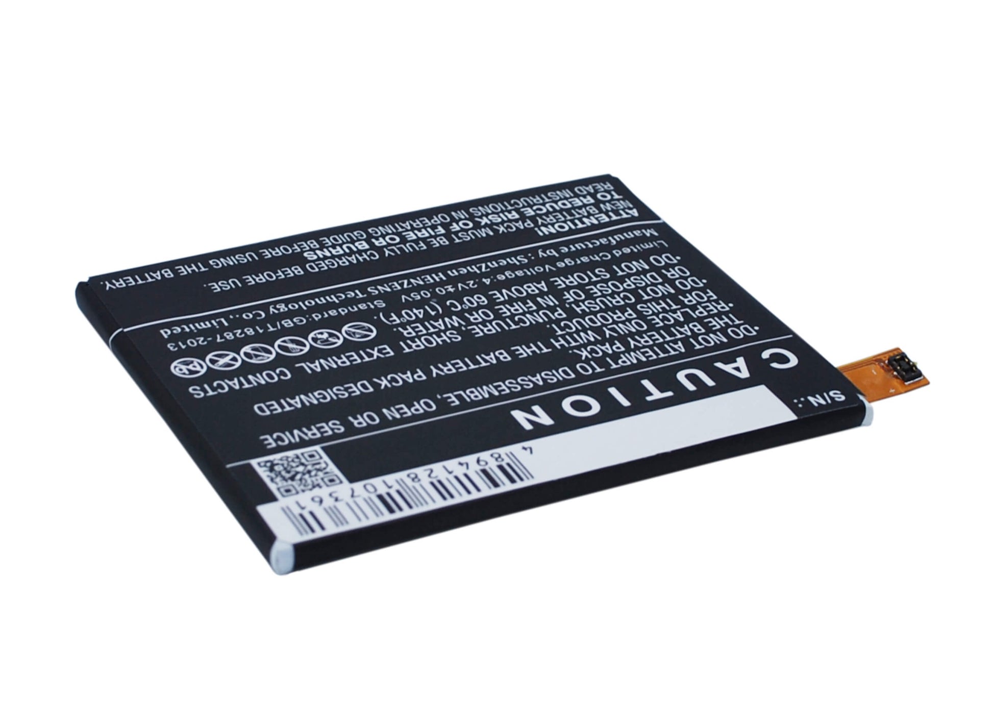 3.8V, 2900mAh, Li-Polymer Battery fits Sony Ericsson, E5506, E5533, 11.02Wh