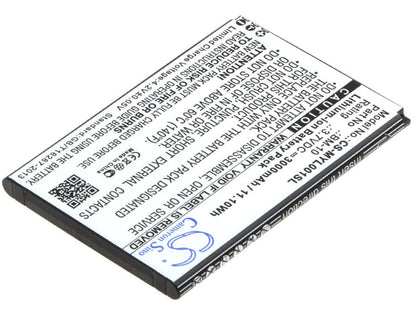 3.7V, 3000mAh, Li-ion Battery fits Myphone, L-line, 11.1Wh