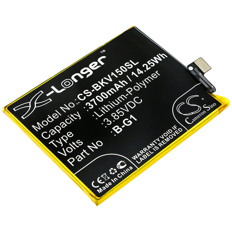 3.85V, 3700mAh, Li-Polymer Battery fits Vivo, 1818, V15 Pro, 14.245Wh