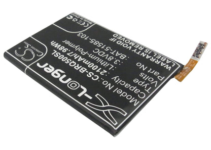 3.8V, 2100mAh, Li-Polymer Battery fits Blackberry, Q5, Q5 Lte, 7.98Wh