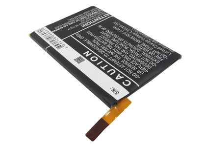 3.8V, 2100mAh, Li-Polymer Battery fits Blackberry, Q5, Q5 Lte, 7.98Wh