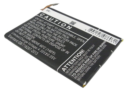 3.8V, 2100mAh, Li-Polymer Battery fits Blackberry, Q5, Q5 Lte, 7.98Wh