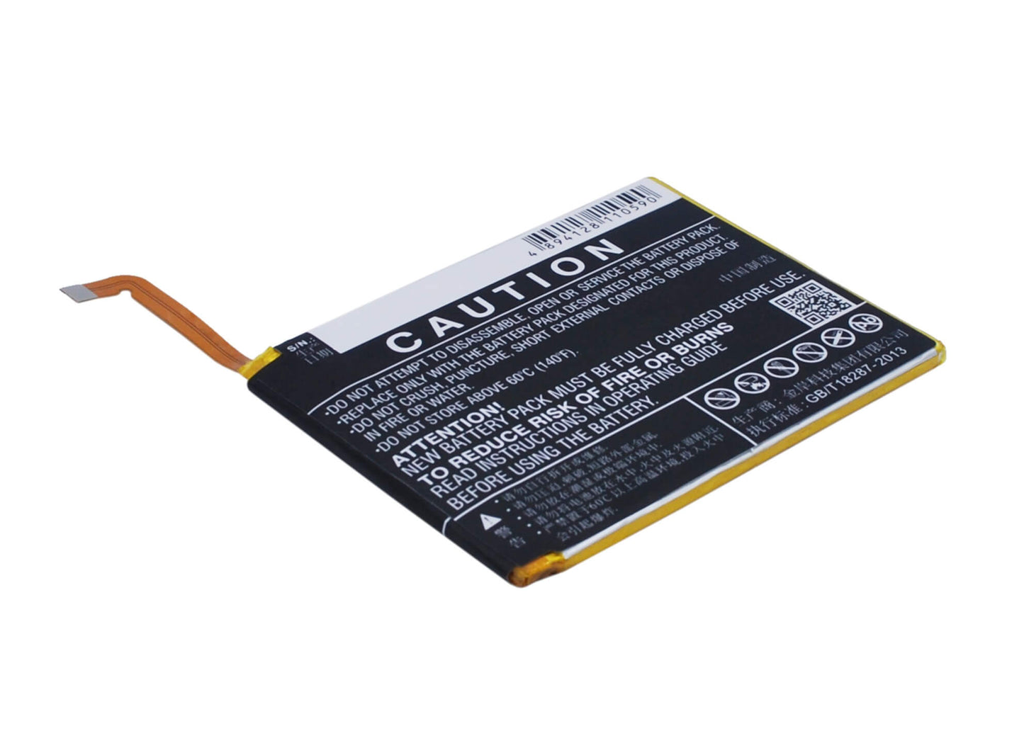 3.8V, 2900mAh, Li-Polymer Battery fits Coolpad, 8676, 8676-a01, 11.02Wh