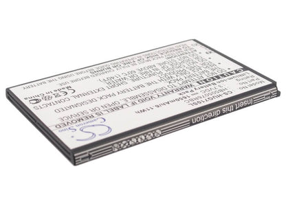 3.7V, 1650mAh, Li-ion Battery fits Huawei, A199, Ascend G606, 6.105Wh