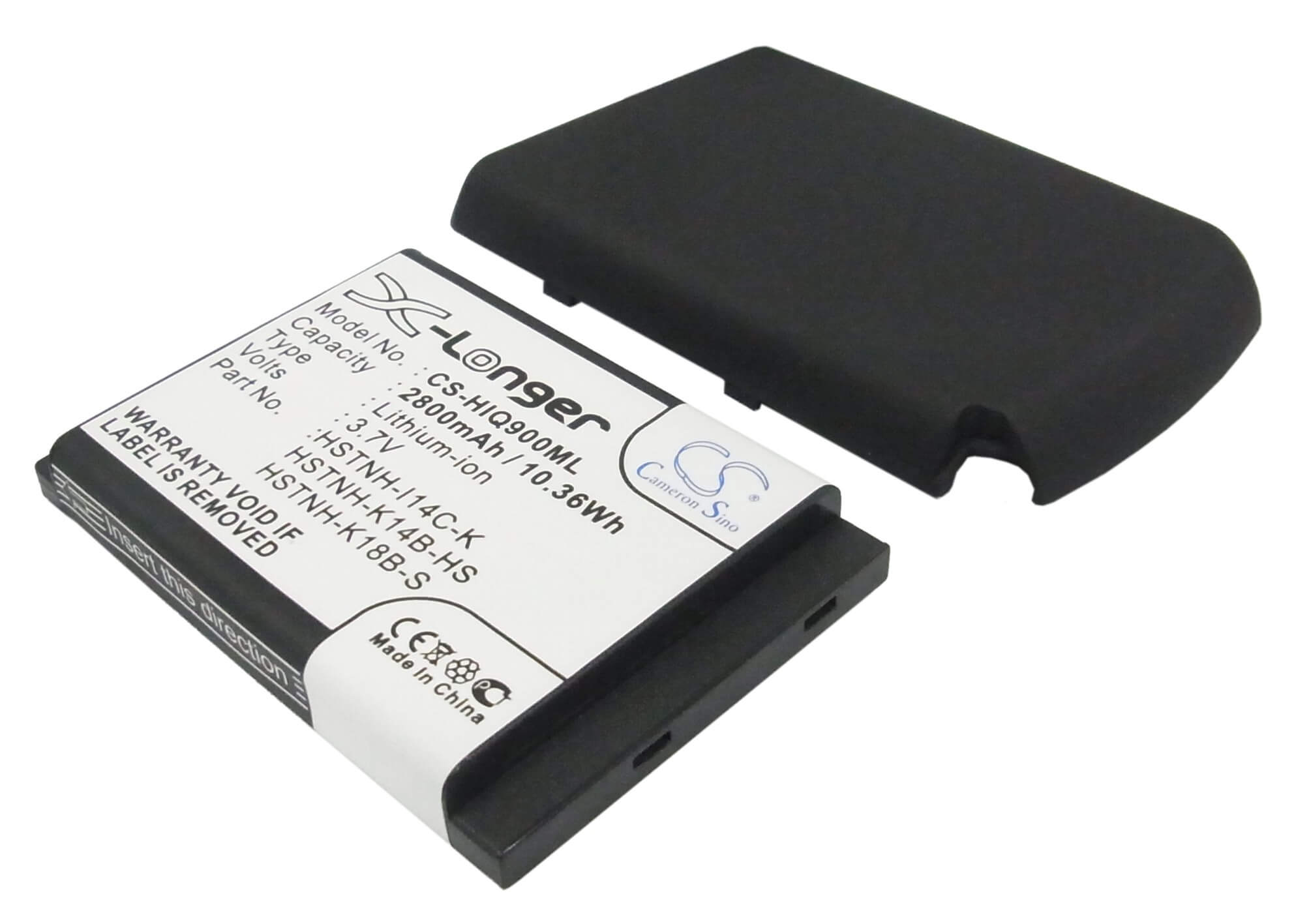 3.7V, 2800mAh, Li-ion Battery fits Hp, Ipaq 900, Ipaq 910, 10.36Wh