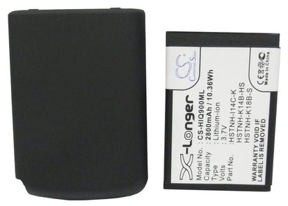 3.7V, 2800mAh, Li-ion Battery fits Hp, Ipaq 900, Ipaq 910, 10.36Wh
