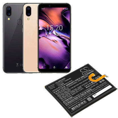 3.85V, 3100mAh, Li-Polymer Battery fits Umi, Umidigi A3, 11.935Wh