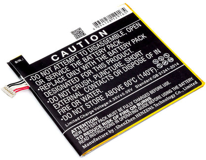 3.8V, 2800mAh, Li-Polymer Battery fits Htc, D728, D728t, 10.64Wh