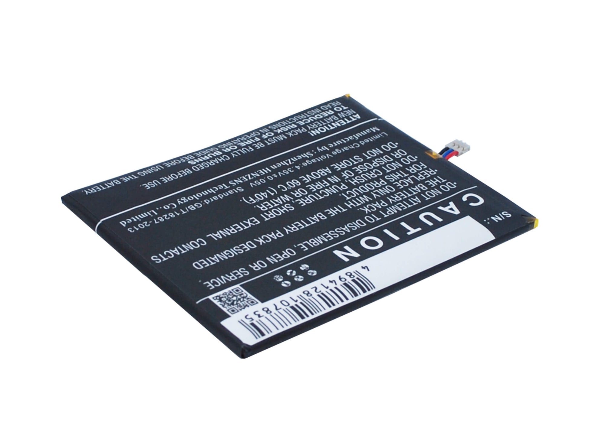 3.8V, 2000mAh, Li-Polymer Battery fits Aux, S6, V950, 7.6Wh