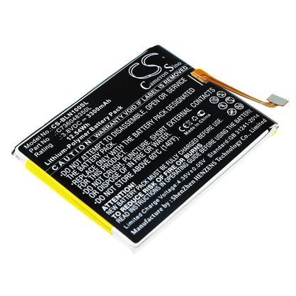 3.8V, 3300mAh, Li-Polymer Battery fits Blu, Bold N1, 12.54Wh