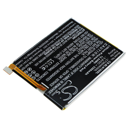 3.8V, 3300mAh, Li-Polymer Battery fits Blu, Bold N1, 12.54Wh