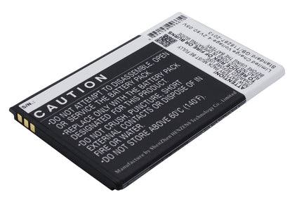 3.7V, 1600mAh, Li-ion Battery fits Kazam, Trooper X4.0, 5.92Wh