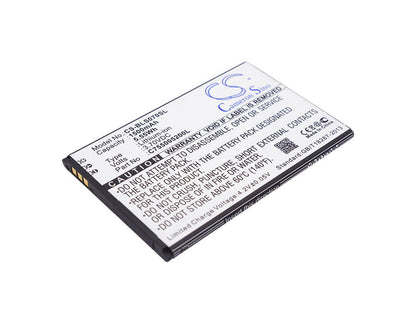 3.7V, 1500mAh, Li-ion Battery fits Blu, S070q, Studio Selfie, 5.55Wh