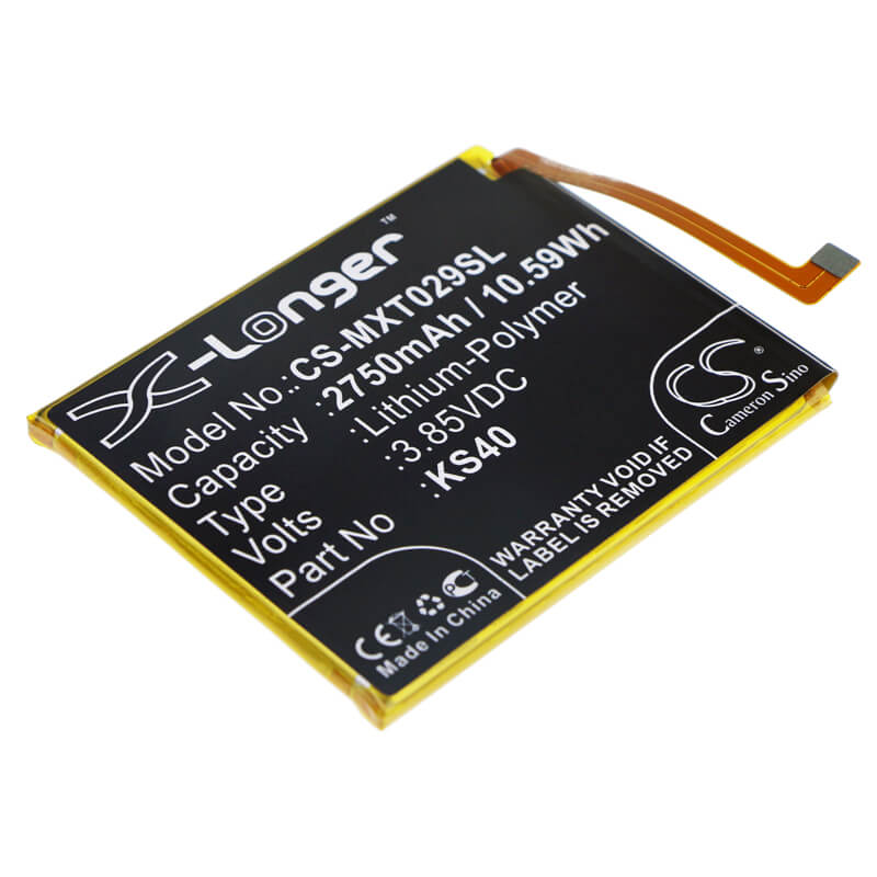 3.85V, 2750mAh, Li-Polymer Battery fits Motorola, Moto E6 Play, Xt2029-1, 10.5875Wh