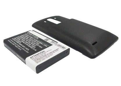 Black, 3.8V, 6000mAh, Li-ion Battery fits Lg, D830, D850, 22.8Wh