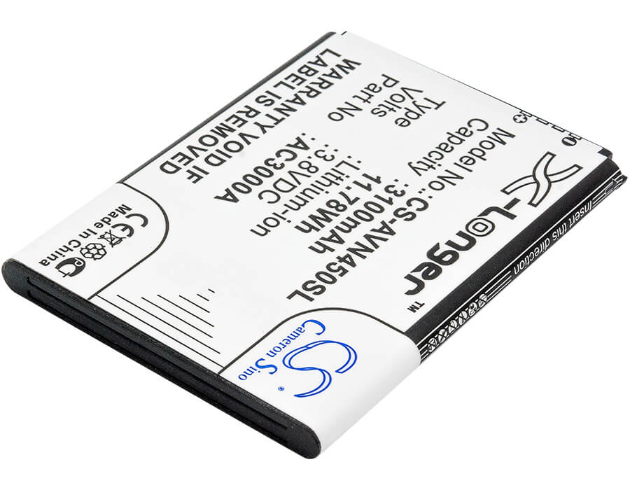 3.8V, 3100mAh, Li-ion Battery fits Archos, 45 Neon, 11.78Wh