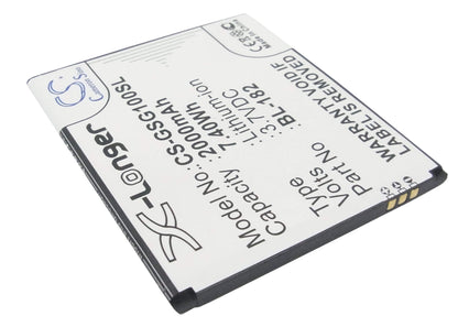 3.7V, 2000mAh, Li-ion Battery fits Gsmart, S1, Sierra S1, 7.4Wh