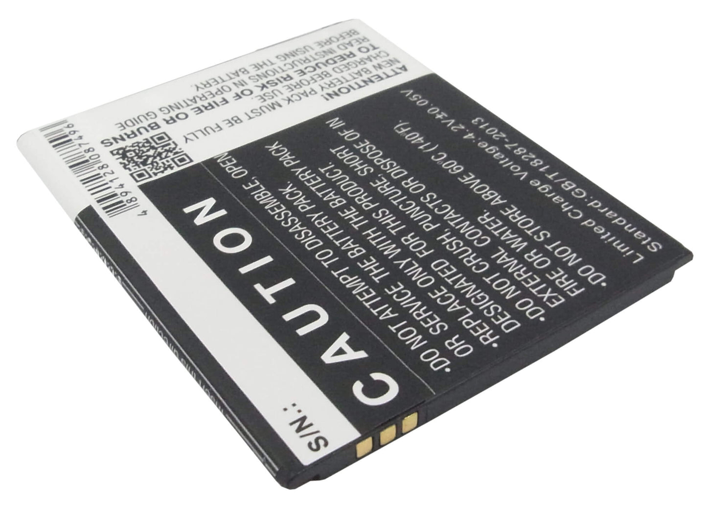 3.7V, 2000mAh, Li-ion Battery fits Gsmart, S1, Sierra S1, 7.4Wh