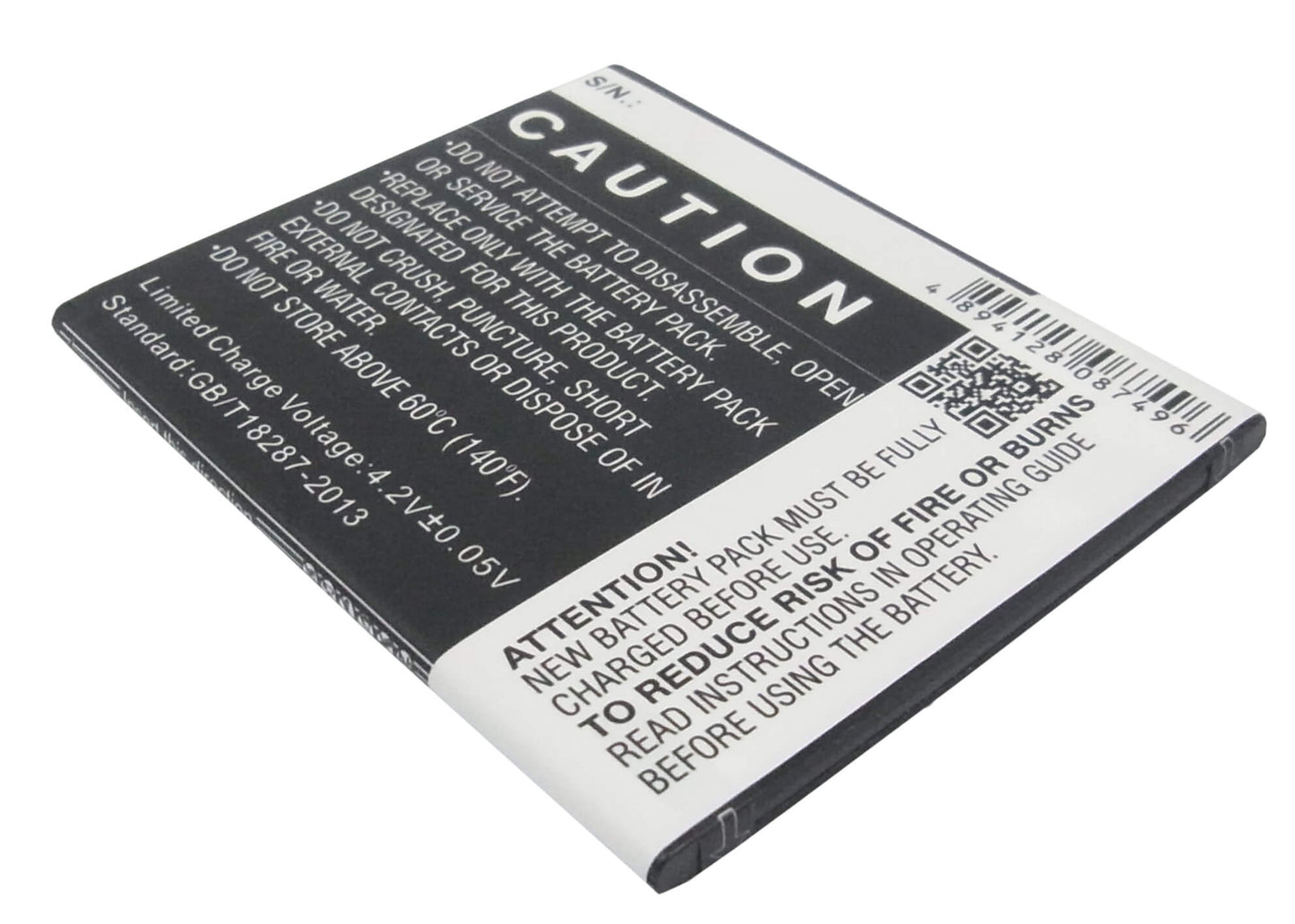 3.7V, 2000mAh, Li-ion Battery fits Gsmart, S1, Sierra S1, 7.4Wh