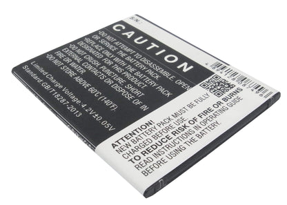 3.7V, 2000mAh, Li-ion Battery fits Gsmart, S1, Sierra S1, 7.4Wh