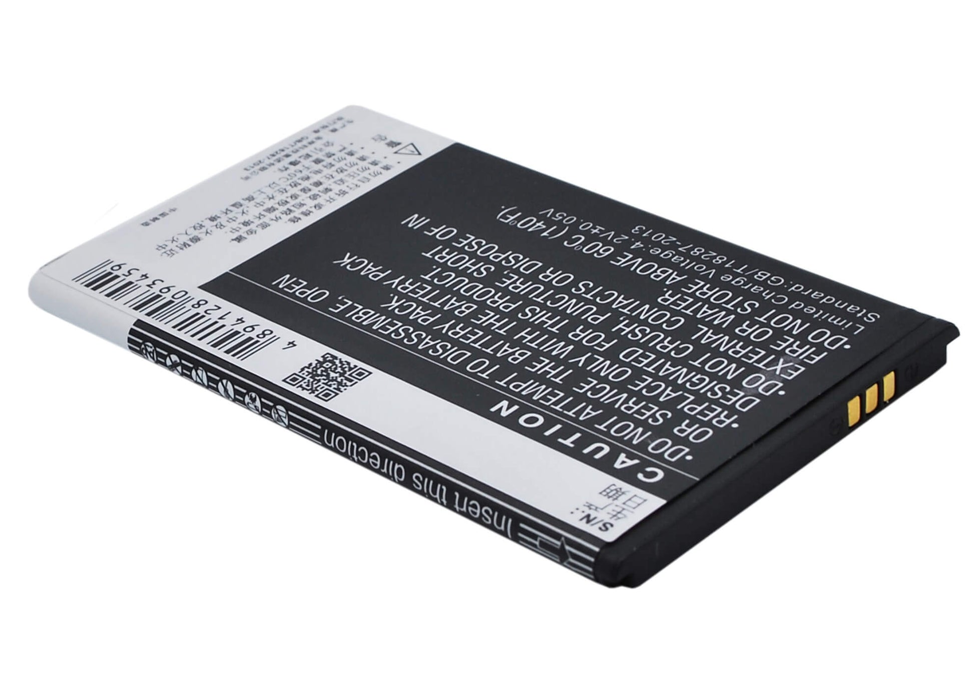 3.7V, 1700mAh, Li-ion Battery fits Coolpad, 8710, 9120, 6.29Wh