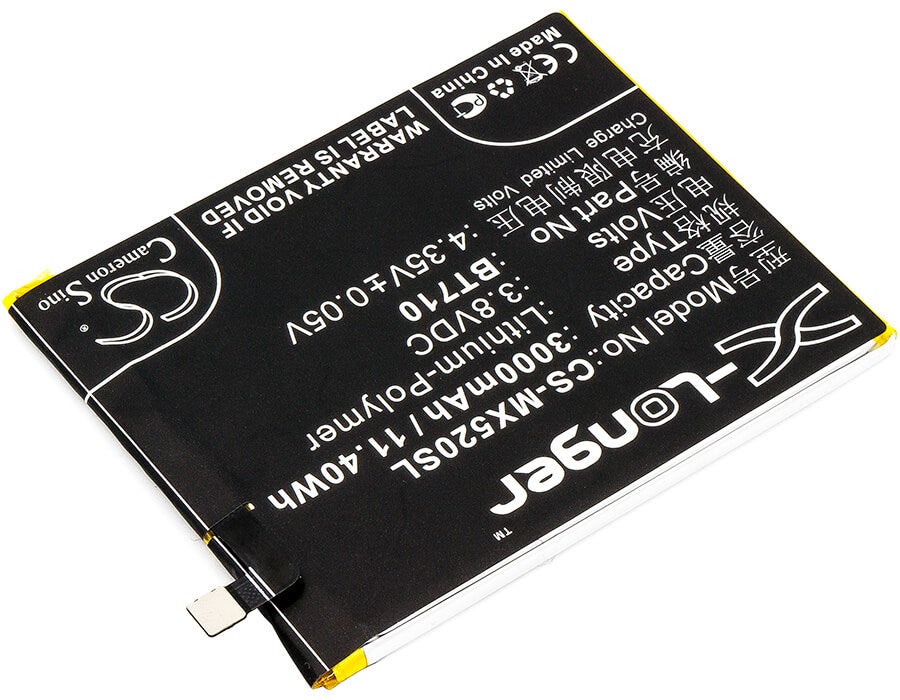 3.8V, 3000mAh, Li-Polymer Battery fits Meilan, A5, 11.4Wh