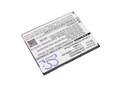 3.7V, 1900mAh, Li-ion Battery fits Prestigio, Multiphone 5300 Duo, 7.03Wh