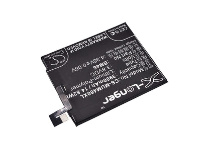 3.8V, 3900mAh, Li-Polymer Battery fits Xiaomi, 2015611, 2015617, 14.82Wh
