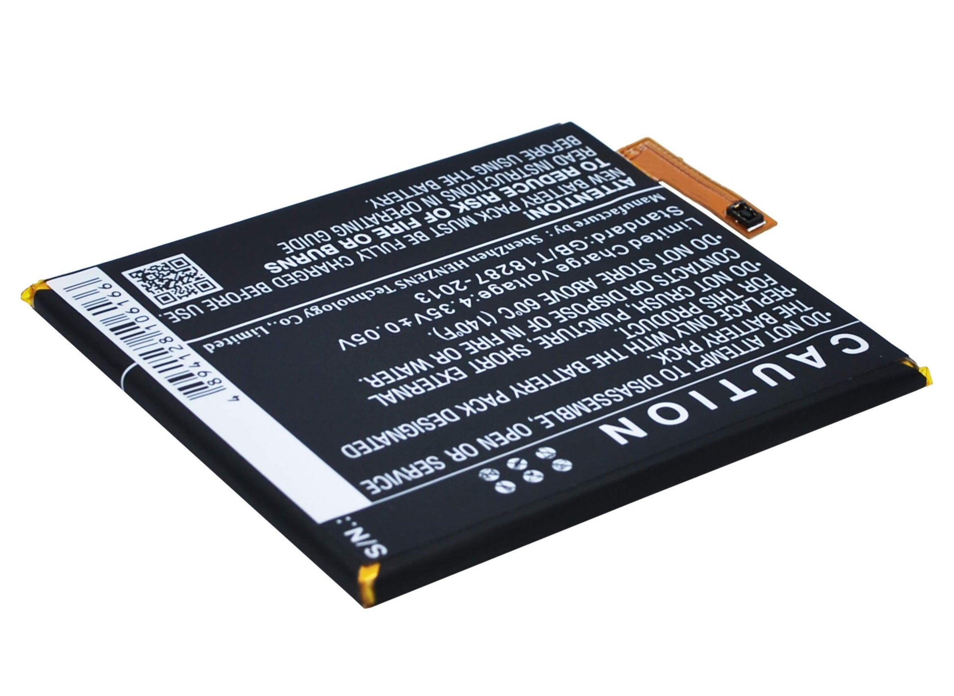 3.8V, 2400mAh, Li-Polymer Battery fits Sony Ericsson, E2303, E2306, 9.12Wh