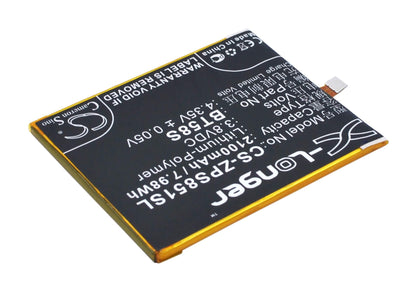 3.8V, 2100mAh, Li-Polymer Battery fits Zopo, 8510, Zp1000, 7.98Wh