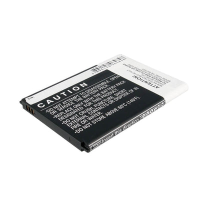 3.8V, 3100mAh, Li-ion Battery fits Samsung, Galaxy Note 2, Galaxy Note Ii, 11.78Wh