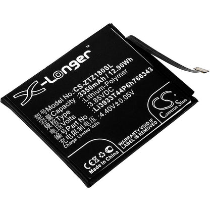 3.85V, 3350mAh, Li-Polymer Battery fits Zte, Nubia Z18 Mini Dual Sim, Nubia Z18 Mini Dual Sim Td-lte, 12.8975Wh