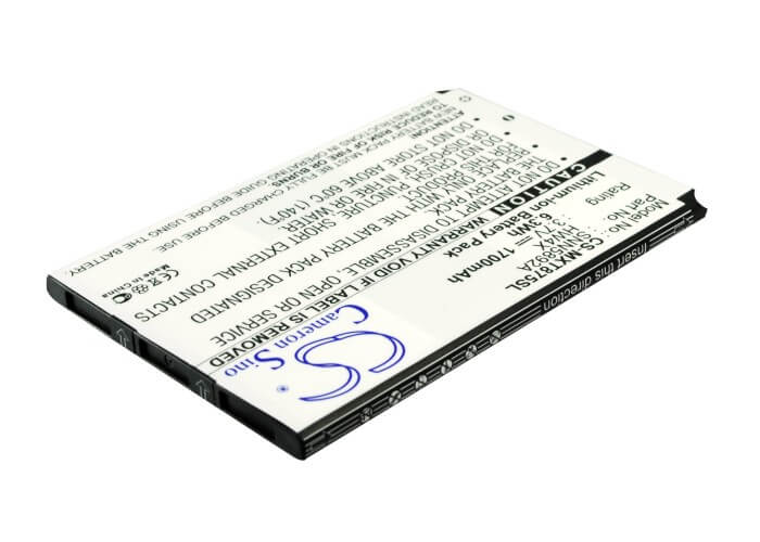 3.7V, 1700mAh, Li-ion Battery fits Motorola, Atrix 2, Droid Bionic, 6.29Wh